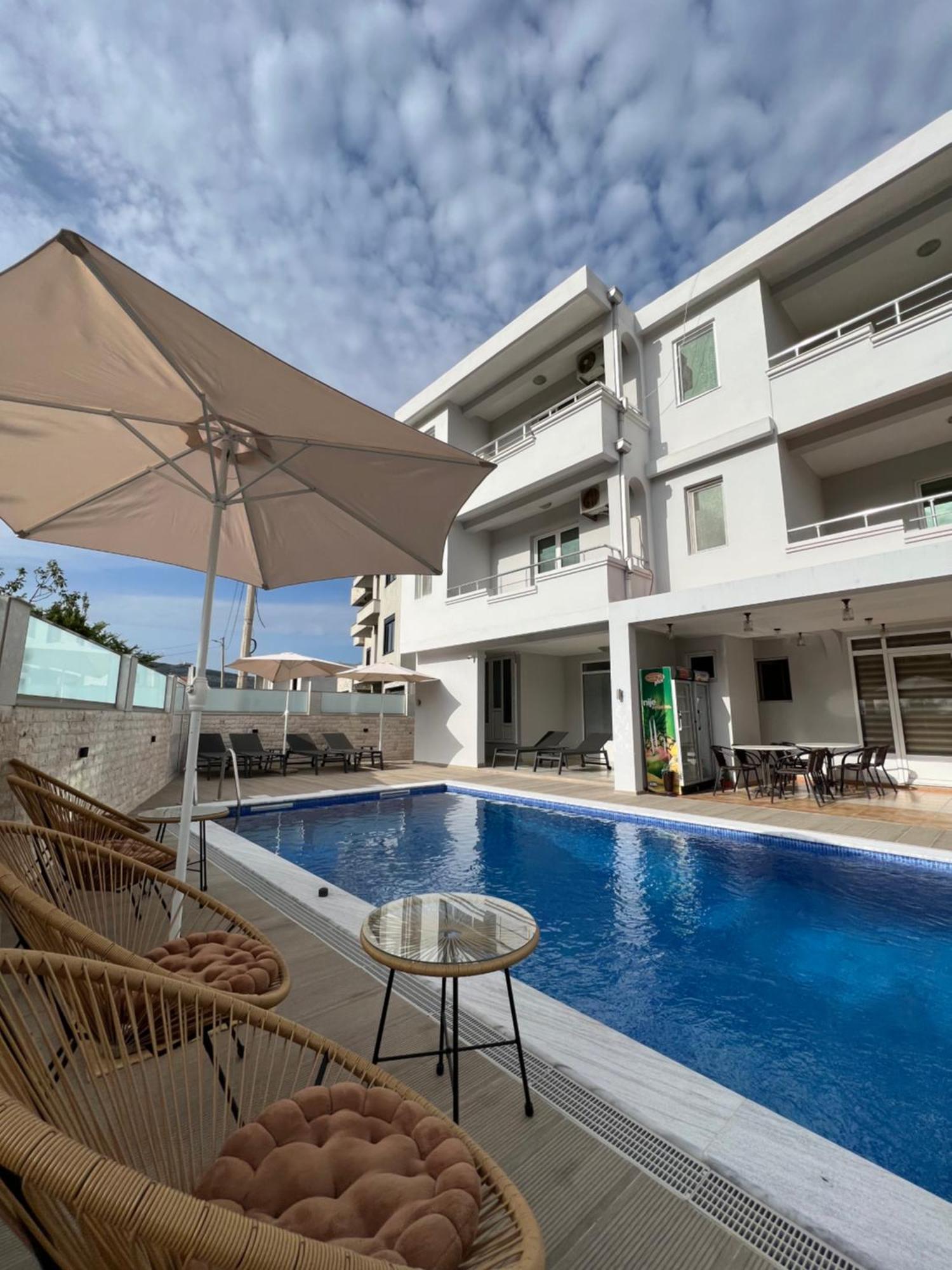 Apartments Fat E Jet - Pool & Breakfast Ulcinj Kültér fotó